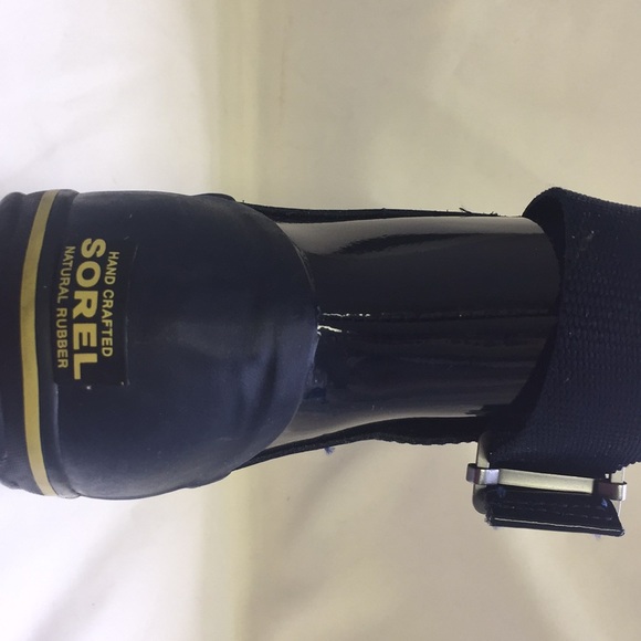 Sorel Slim boot Pull on Glow Rain boots Navy Blue - Picture 6 of 16
